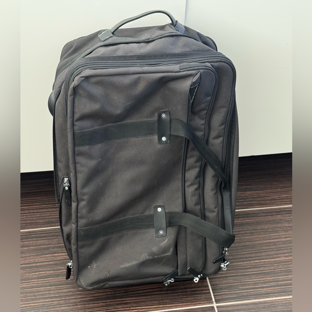 Porsche Design Men's Black Travel Rolling Duffel Bag - Versatile Carry-On